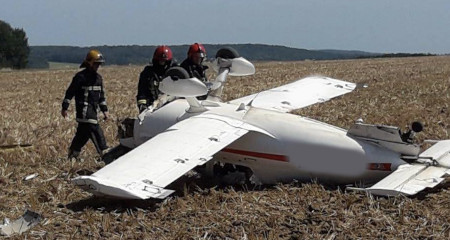 Avion accidenté